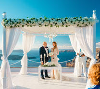 Эксклюзивная свадьба Александра и Екатерины на "Santorini Gem"
